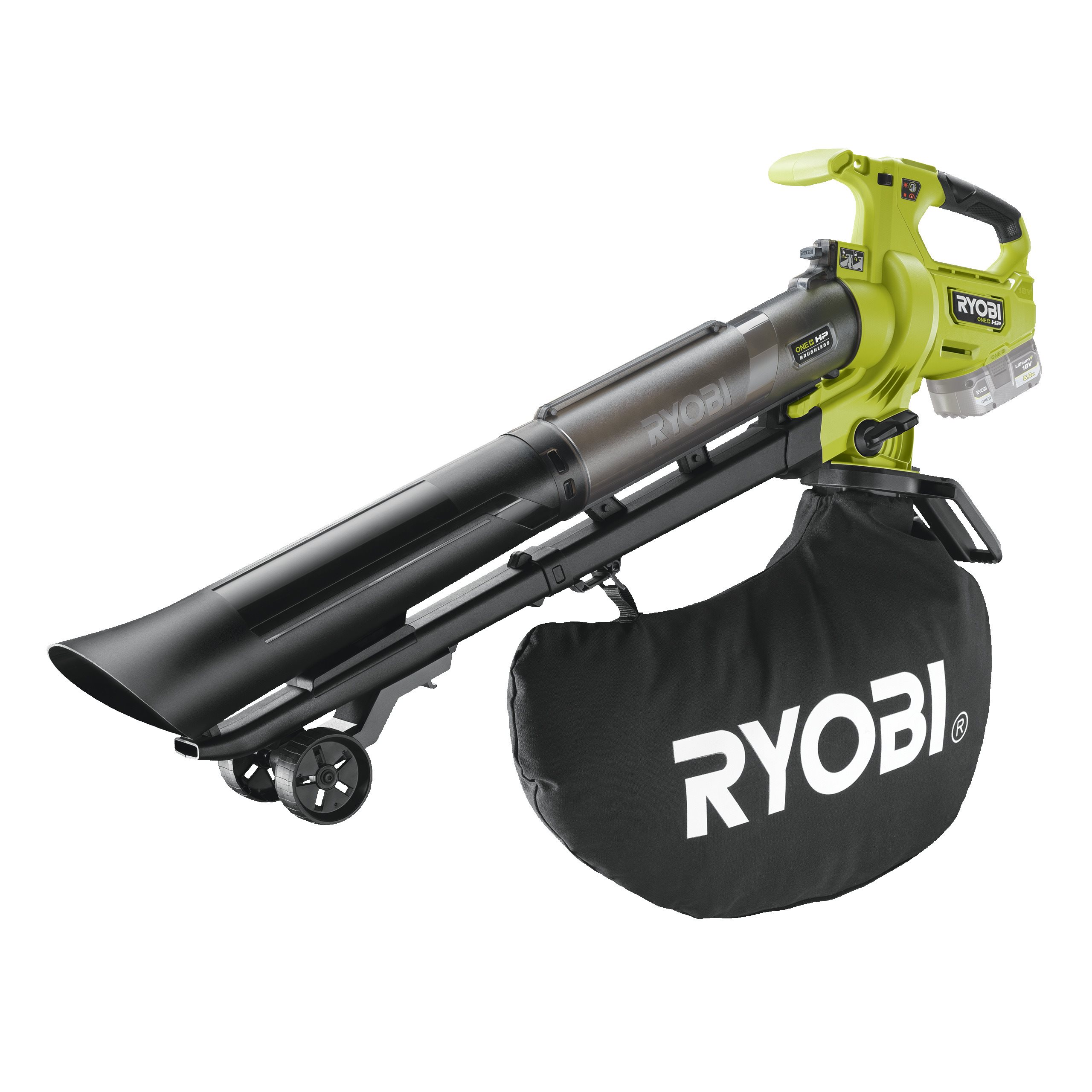 Ryobi Aspirateur souffleur broyeur, Ry18bvxa-0 18 V, sans batterie