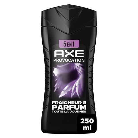 Axe suprûˆme gel douche homme 5-en-1 provocation 250ml