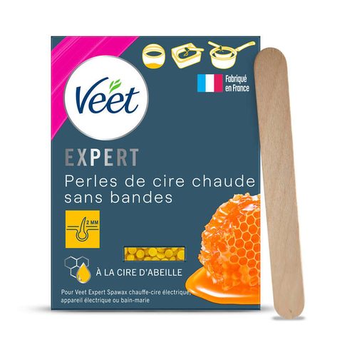 Veet Cire Chaude de Cire d'Abeille en Perles pour Appareil d'Épilation Électrique 230 g