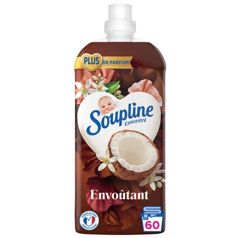 Soupline adoucissant concentrûˋ 3d fraicheur coco 1,28l
