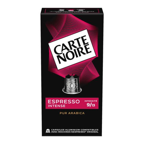 Carte Noire Café Espresso INTENSE N° 9 - 10 Capsules Aluminium