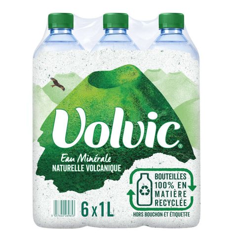 Volvic eau minérale naturelle volcanique 6x1l