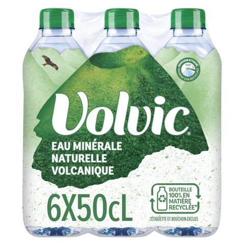 Volvic eau minérale naturelle volcanique 6x50cl