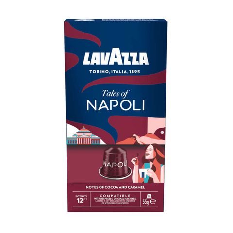 Lavazza capsules café tales of napoli 12/13, x10, 55g