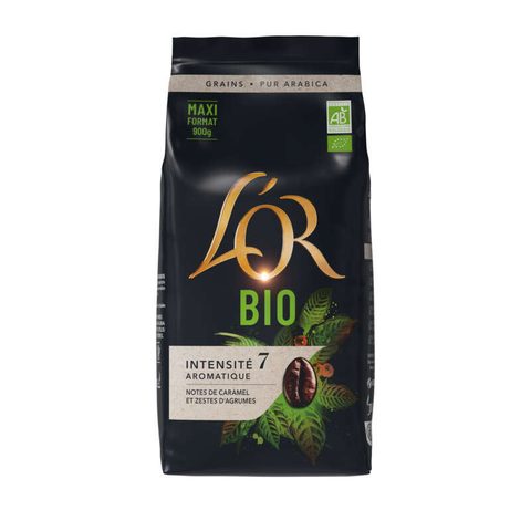 L'or Café en grains Bio 900g