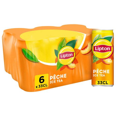 Lipton ice tea pêche 6x33cl