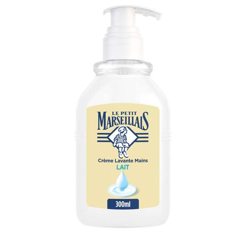 LE Petit Marseillais Crème lavante mains à l'extrait de lait pH neutre 300 ml
