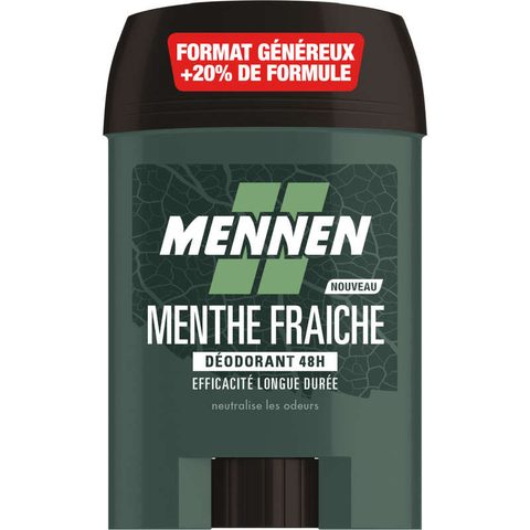 Mennen déodorant 48h menthe fraîche effet longue durée 60ml