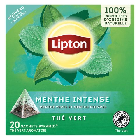 Lipton Thé vert menthe intense 20 sachets