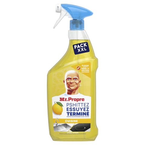 Mr. Propre spray dégraissant et nettoyant cuisine citron 800ml