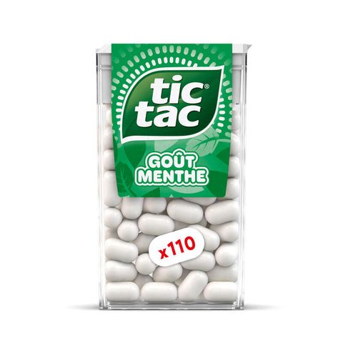 TIC TAC Bonbons Menthe 110 pastilles 54g