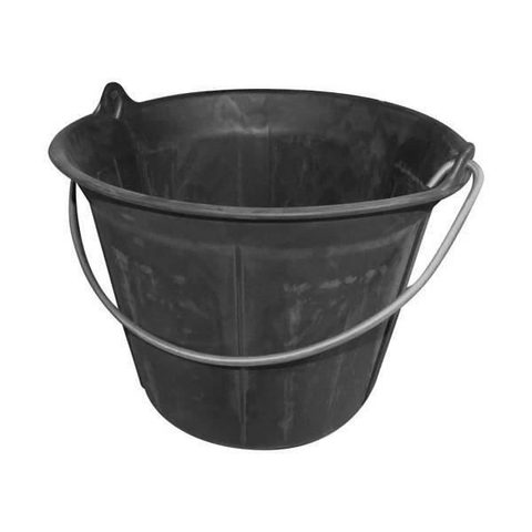 Vinmer Seau maçon caoutchouc flexogom 11 L