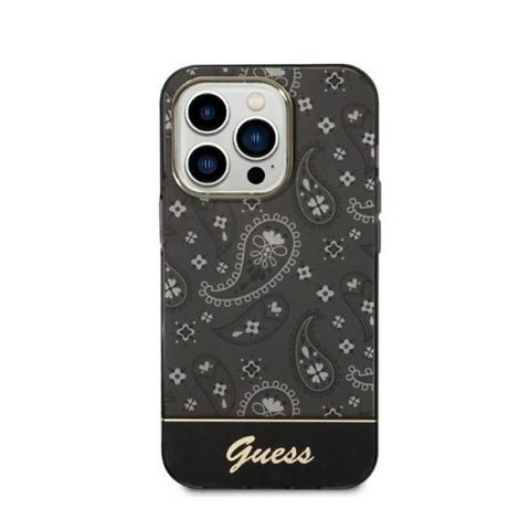 Guess étui pour iPhone 14 Pro 6,1 hardcase Bandana Paisley