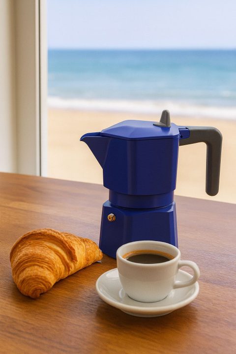 Piezzi Cafetiere italienne PEZZETTI PentaExpress aluminium 6 tasses