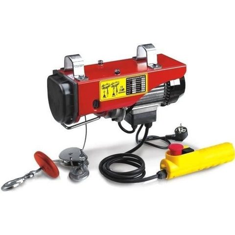Mecafer Palan électrique 100 à 200 kg, levage de 6 à 12 m, 480W