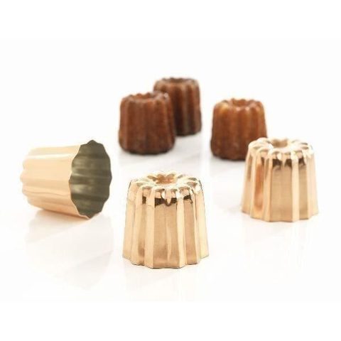 Otio PATISSE Set de 3 moules cannelé bordelais