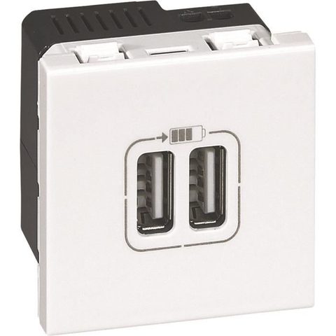 Legrand Mécanisme de prise double USB Mosaïc
