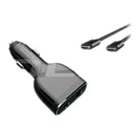 DLH Adaptateur dalimentation pour voiture - 60W - USB-C