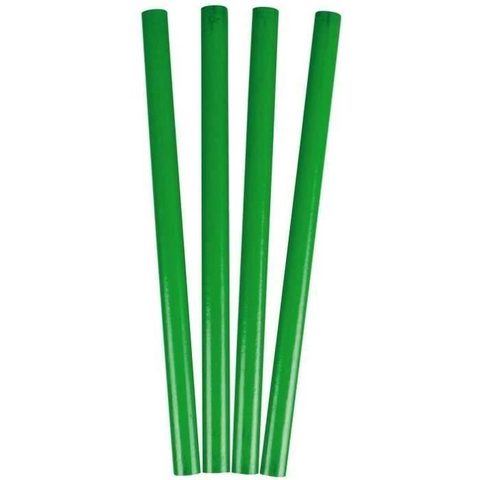 Fischer Darex crayons menuisier 180 mm vert lot de 4