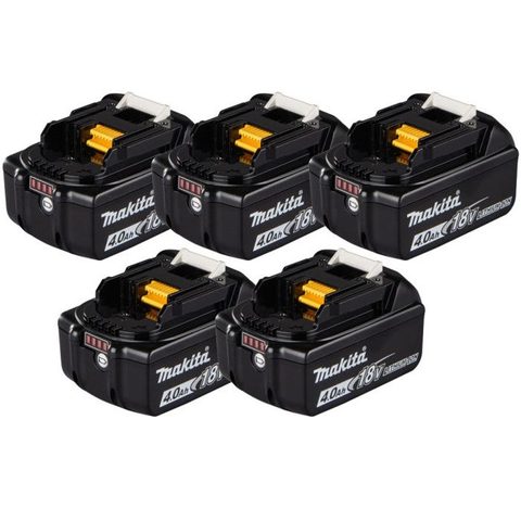 MAKITA Pack de 5 Batteries Li-Ion 18V 4Ah BL1840B