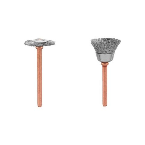 Ryobi Duo de brosses en acier au carbone 17 mm et 19 mm