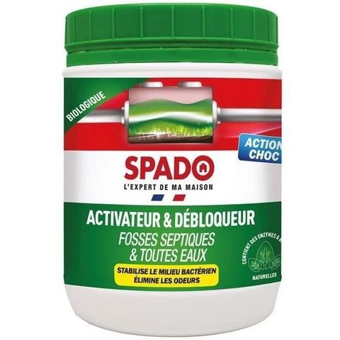 Spado Bio activateur de fosses septiques x24 doses