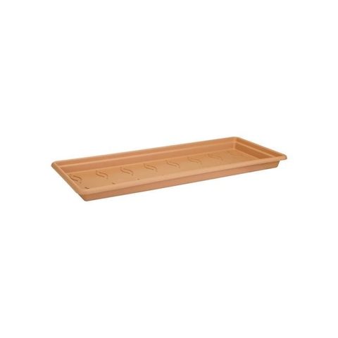 Elho Soucoupe pour jardiniere Green Basics 100 - Terre cuite doux - XXL - Exterieur - O 89,7 x H 5,7 cm