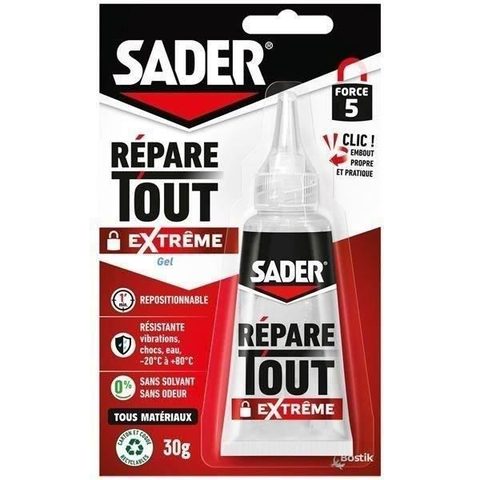Sader Colle résistante multimatériaux Xtrem 30 gr
