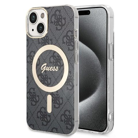 Guess Coque IML 4G MagSafe pour iPhone 15 Plus