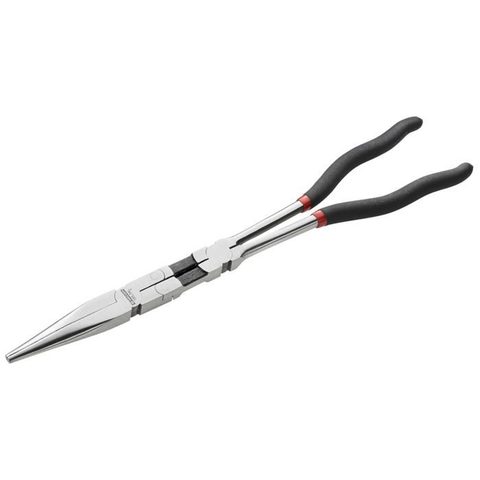 Facom Pince plate à becs ronds droite 185.34L 340 mm pour atelier