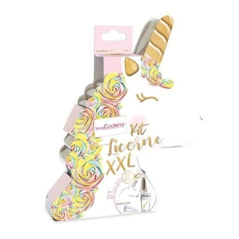 Scrapcooking Moule À Gâteau Fantaisie Licorne Xxl Diy Gris