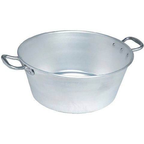 LE Pratique Bassine - Aluminium - Ø 45 cm - 21 L - Épaisseur 1 5 mm - Anse alu