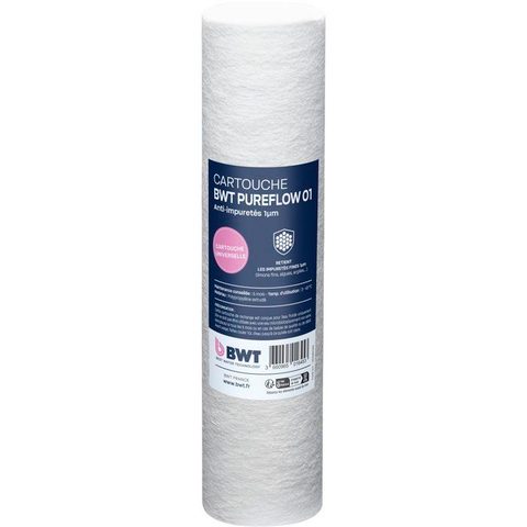 BWT Pack cartouches Triplex - Pack Triplex - Préfiltration + charbon actif + filtration fine - Prétraitement osmose
