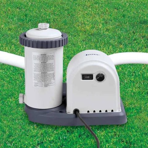 Intex Pompe filtrante à cartouche 5678 L / h 28636GS pompe de filtration filtre de piscine pompes de filtration filtres