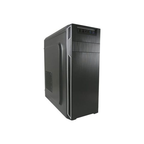 LC Power Classic 7038B - Tour midi ATX - aluminium brossé - USB 3.0