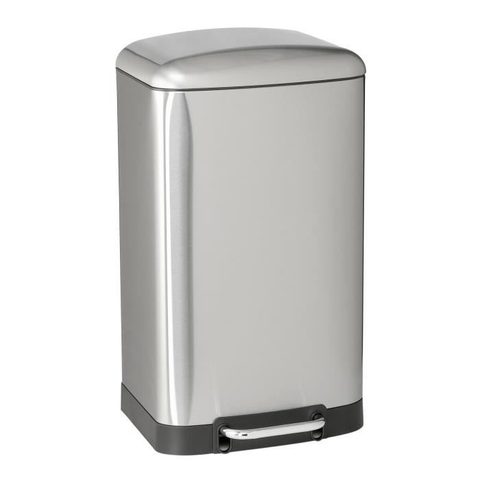 Kitchen Move Poubelle de cuisine à pédale Greenwich inox 40 L