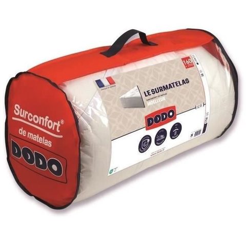 Dodo Surmatelas 160x200 cm - Mousse haute densite - Housse polyester lavable
