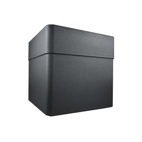 EDA Bac à fleurs Carré 40 cm - CAREL - 26 L - Avec roulettes - Extérieur ou intérieur - 39 x 39 x H.39 cm