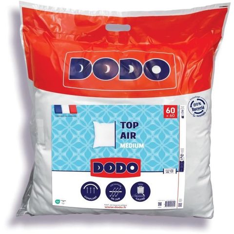 Dodo Oreiller - MEDIUM TOP AIR - 60 x 60 cm