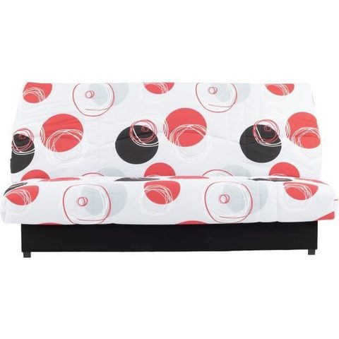 Conforteam Banquette clic-clac - 3 places - Planete Gris - 190 x 90 x 92 cm - PIXIE