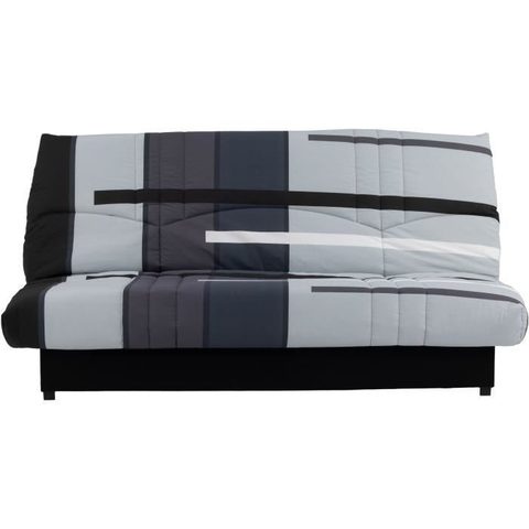 Conforteam Banquette clic-clac - 3 places - Piste Gris - 190 x 90 x 92 cm - PIXIE