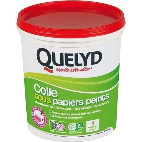 Quelyd Colle papier peint pâte avec indicateur coloré 1kg