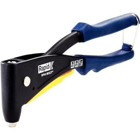 Rapid Pince à riveter RP40 multi + 150 rivets + 3 forets, C