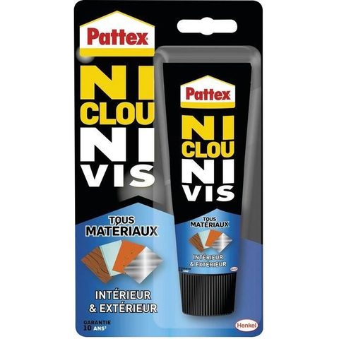 Pattex Colle Forte Multi Matériaux Intérieur Et Extérieur - Tube De 142 G