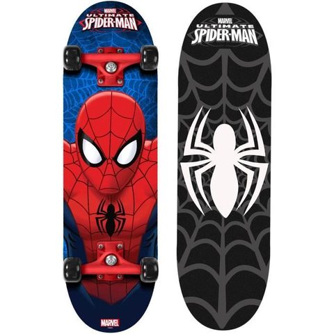 Stamp Skateboard Spider-Man 28 x 8 in 71 cm Bois erable 9 plis 50mm roues