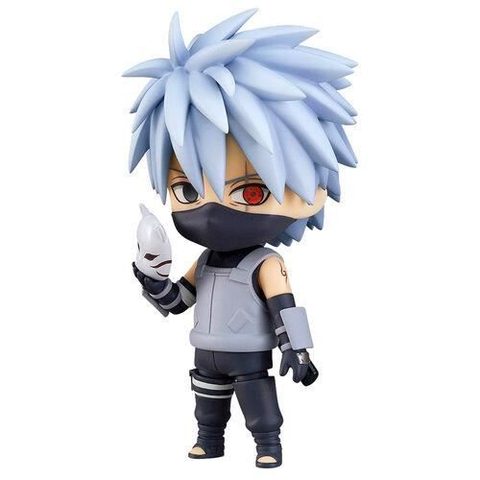 Good Smile Company Figurine - Naruto - Kakashi Hatake - 10cm - Visages interchangeables - Accessoires inclus