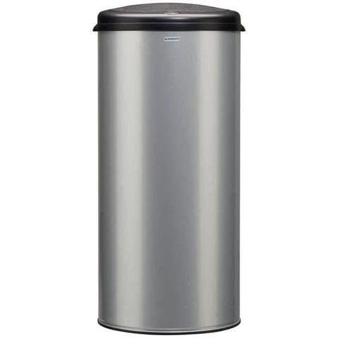 Rossignol Poubelle Handtouch - 45 L - Gris métal 9006 tête