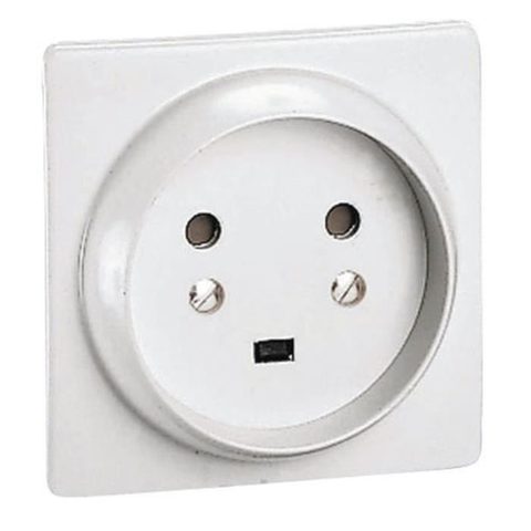 Legrand Socle à encastrer avec plaque - 2 phases + terre - 20 A