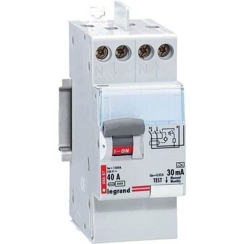 Legrand Interrupteur différentiel 40A 30mA type A sortie haut