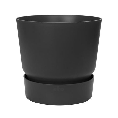 Elho Pot de fleurs rond Greenville 40 - Extérieur - 39 x H 36,8 cm - Vivre